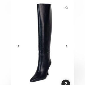 NEW $215 Jeffrey Campbell Sincerely Black stiletto boots women size 5.5